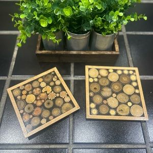 * 2 Vintage 70’s  Stove Spoon,Fork and Knife Rest